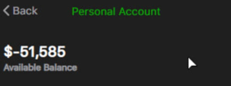 {Defendants Bank Account Balance?}